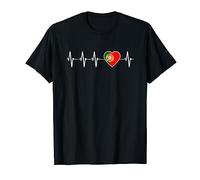 Le battement de coeur portugais Portugal du drapeau T-Shirt