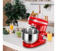 Le Batteur Surbout 1000w, Le Mélangeur à Tête Inclinable Avec Bol En Acier Inoxydable 5l, Comprend Le K-pigneur, Le Crochet De Pâte Et Le Fouet Pour La Cuisson Et La Cuisson, Le Gâteau Et La Plup red
