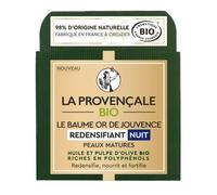 Le Baume Nuit Or De Jouvence Redensifiant 50ml - La Provençale - Baume Nuit Redensifiant Peaux Matures Certifié Bio