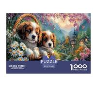 Le Beagle de Charlie KingPuzzle 1000 Pieces Cadeau Unique Mountain forêt Challenge Toy À De Qualité Supérieure Peinture Art pour Adultes Enfants 70x50cm/1000pcs