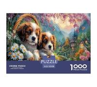 Le Beagle de Charlie KingPuzzle 1000 Pieces Cadeau Unique Mountain forêt Challenge Toy À De Qualité Supérieure Peinture Art pour Adultes Et Enfants 52x38cm/1000pcs