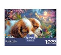 Le Beagle de Charlie KingPuzzles 1000 Pièces Cadeau Unique Mountain forêt Challenge Toy À De Qualité Supérieure Peinture Art pour Adultes Et Enfants À Partir De 12 Ans 38x26cm/1000pcs