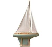Le Beajour Vert d'eau - Le voilier en bois 40cm Multicolore G