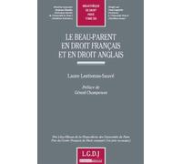 Le Beau-Parent En Droit Français Et En Droit Anglais