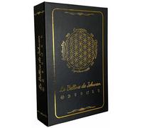 Le Belline de Johwan - 53 Cartes Oracle Divinatoire Gold Prestige - Tranche Dorée - Boîte Aimantée + Pochon Fleur de Vie - Cartomancie Français