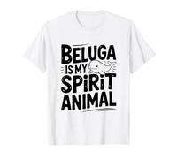 Le béluga est Mon Animal Spirituel, Un Amoureux drôle de la Vie Marine T-Shirt
