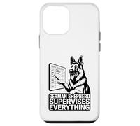 Le Berger Allemand Supervise Tout horaire de Service Coque pour iPhone 12 Mini