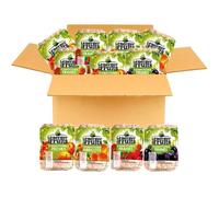 LE BERGER DES FRUITS | 60 barquettes de confiture assortie : prune, pêche, abricot et fraise | portions individuelles de 20 grammes