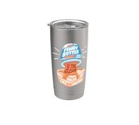 Le beurre d'arachide est la colle qui maintient ma vie ensemble Gobelet isotherme en acier inoxydable double paroi