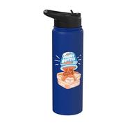 Le beurre d'arachide est la colle qui maintient ma vie ensemble Stainless Steel Insulated Water Bottle