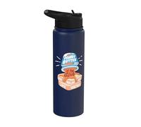 Le beurre d'arachide est la colle qui maintient ma vie ensemble Stainless Steel Insulated Water Bottle