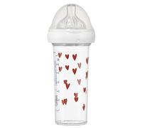 Le Biberon Français - Biberon Anti-Colique Premium 0 à 6 Mois - Biberon 210ml à Col Large - Idéal Allaitement - Bébé Garçon - Léger et Durable - Tétine S à 3 Débits en Silicone Pur - BPA BPS BPF Free