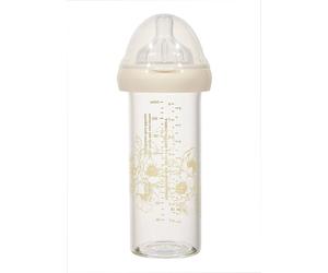 Le Biberon Francais - Biberon verre 240 ml 0m+ Fleurs