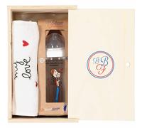 Le Biberon Francais - Coffret biberon 360 ml et bavoir My love