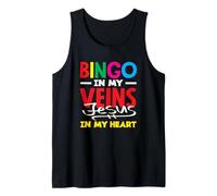 Le Bingo est dans Mes veines, Jésus dans Mon cœur, la Vie Débardeur