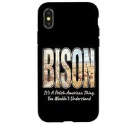 Le Bison, C'est Une Histoire américano-Polonaise, Patrimoine de la Pologne Coque pour iPhone X/XS