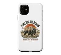 Le Bison d'Amérique où errent Les Animaux Sauvages Coque pour iPhone 11