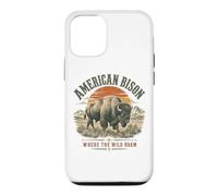 Le Bison d'Amérique où errent Les Animaux Sauvages Coque pour iPhone 12/12 Pro