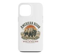 Le Bison d'Amérique où errent Les Animaux Sauvages Coque pour iPhone 13 Pro Max