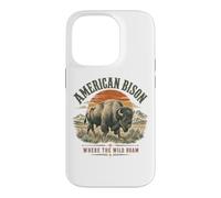 Le Bison d'Amérique où errent Les Animaux Sauvages Coque pour iPhone 14 Pro