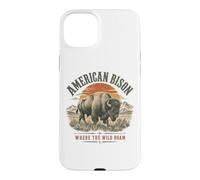 Le Bison d'Amérique où errent Les Animaux Sauvages Coque pour iPhone 15 Plus