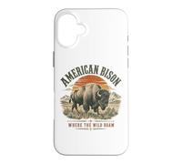 Le Bison d'Amérique où errent Les Animaux Sauvages Coque pour iPhone 16 Plus