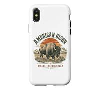 Le Bison d'Amérique où errent Les Animaux Sauvages Coque pour iPhone X/XS