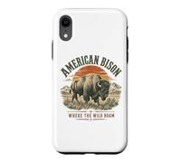 Le Bison d'Amérique où errent Les Animaux Sauvages Coque pour iPhone XR