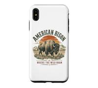 Le Bison d'Amérique où errent Les Animaux Sauvages Coque pour iPhone XS Max