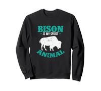 Le Bison est Mon Animal Spirituel (Niveau 2) Sweatshirt