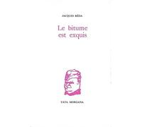 Le bitume est exquis Sur Charles Albert Cingria - Jacques Réda - Fata Morgana - broché - Livre