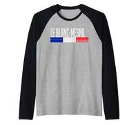 Le Blanc-Mesnil Drapeau France Fierté Manche Raglan