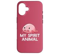Le Blobfish EST Mon Animal Spirituel Funny Blob Fish Meme Coque pour iPhone 16