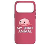 Le Blobfish EST Mon Animal Spirituel Funny Blob Fish Meme Coque pour iPhone 17 Pro Max
