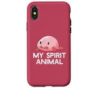 Le Blobfish EST Mon Animal Spirituel Funny Blob Fish Meme Coque pour iPhone X/XS