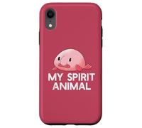 Le Blobfish EST Mon Animal Spirituel Funny Blob Fish Meme Coque pour iPhone XR