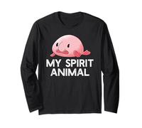 Le Blobfish EST Mon Animal Spirituel Funny Blob Fish Meme Manche Longue