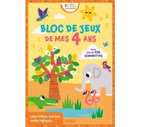 Le bloc de jeux de mes 4 ans avec des gommettes - Isabelle Jacqué - Fleurus - broché - Livre-jeu