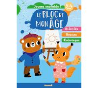 Le bloc de mon âge (3-4 ans) - Jouons ensemble ! (Ourson-renard peinture) - Activités - Dès 3 ans