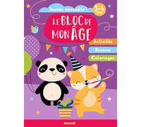 Le bloc de mon âge (3-4 ans) - Jouons ensemble ! (Panda et chat en fête) - Activités - Dès 3 ans
