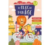 Le bloc de mon âge (5-6 ans) - Qui veut s'amuser ? (A vélo) - Point à point, Labyrinthes, Grilles de mots - Collectif - Hemma - broché - Document jeunesse