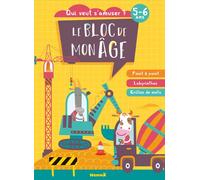Le bloc de mon age (5-6 ans) - Qui veut s'amuser ? (Les chantiers) - Point à point, Labyrinthes, Grilles de mots - Collectif - Hemma - broché - Livre-jeu