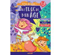 Le bloc de mon âge (7-8 ans) - A toi de jouer ! (Fille et garçon qui jouent) - Labyrinthes - Sudokus - Mots fléchés ... - Collectif - Hemma - broché - Livre-jeu