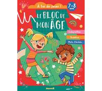 Le bloc de mon âge (7-8 ans) - A toi de jouer ! (Fille garçon fond rouge et vert) - Labyrinthes, Sudokus, Mots fléchés ...