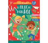 Le bloc de mon âge (7-8 ans) - A toi de jouer ! (Fille garçon fond rouge et vert) - Labyrinthes, Sudokus, Mots fléchés ...