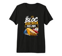 Le Bloc Est Mal Coté Pas Moi Humour Escalade Indoor T-Shirt Haut de Gamme