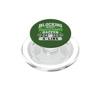 Le Blocage Rend Les Touchdowns drôles de Football O-Line PopSockets PopGrip pour MagSafe