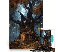 Le Bois des Sorcières Puzzle de 1000 pièces pour Adolescents Jeu de réflexion Simple et Amusant Découpe précise Choix du Père Noël 38x52cm