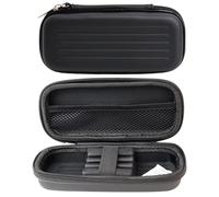 Le boîtier de fléchettes contient 3 fléchettes EVA BOX avec porte-fermeture à fermeture éclair de poche en maille pour acier et pointes souples protecteurs Portable Flip Open Rangement, portefeuille