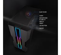 Le boîtier Demi-Tour TQGCC103-B NightCity est idéal pour Les Gamers, avec Un Design élégant de Couleur Noire, de Larges espaces internes pour des Composants Haute Performance et des systèmes de